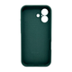 Захисний чохол-накладка Silicone Full Case AA Camera Protect для Apple iPhone 17 Pine Green (FullAAi17-46) - зображення 2