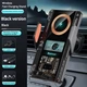Держатель с беспроводной зарядкой для телефона ( IPhone та Android ) в автомобиль CARHolder T9 черный - изображение 1