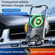 Держатель с беспроводной зарядкой для телефона ( IPhone та Android ) в автомобиль CARHolder C1 черный - изображение 2
