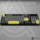 Клавіатура бездротова ігрова Ajazz AF-BGY-98 Plus Black-Gray-Yellow 2.4G/Bluetooth/USB - зображення 13