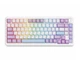 Клавіатура ігрова механічна Ajazz AK-820-Max Magnetic Switch USB RGB White - зображення 1