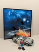 Арт Тримач Рамка на Стіну або Полицю 25x25 см. для Вашого Конструктора Speed Champions Time Machine from Back to the Future / Часоворот із фільму «Назад у майбутнє» (77256) - зображення 9