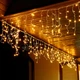 Гирлянда бахрома уличная (наружная) Springos 12 м 300 LED CL301 Warm White - изображение 8