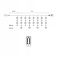 Гирлянда бахрома уличная (наружная) Springos 2 м 136 LED Pilot CL4006 Cold White/Blue - изображение 4