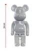 Фігурка Bearbrick Білий Глянцевий 400% (28 см) - изображение 3