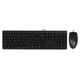 Комплект (клавіатура та миша) A4Tech KK-3330S, USB, 1.5m, Black - зображення 1
