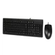 Комплект (клавиатура и мышь) A4Tech KR-8372S, USB, 1.5m, Black - изображение 2