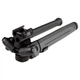 Сошки Magpul Bipod на Picatinny (висота 17.2 – 26 см, шарнірна база) чорний - изображение 4