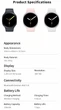 Смарт-годинник Uwatch Galaxy HD8mini Black смарт годинник для спорту та фітнесу 1.29" трекер з GPS навігацією та моніторингом - зображення 6