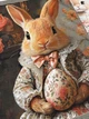 Комплект з 3-х декоративних рушників “Великодні кролики” Handmade - зображення 4