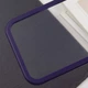 Прозорий силіконовий чохол з кольоровою на окантовкою на Apple iPhone 14 (6.1") (Purple) Epik (191356) - зображення 3
