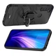 Противоударный чехол Transformer с кольцом для Xiaomi Redmi Note 8T (Черный / Soul Black) Epik (101091) - изображение 4