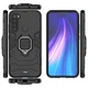 Противоударный чехол Transformer с кольцом для Xiaomi Redmi Note 8T (Черный / Soul Black) Epik (101091) - изображение 6