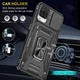 Ударостійкий чохол Square Ring зi шторкою на камеру на Samsung Galaxy A22 5G (Чорний / Black) Epik (136124) - зображення 5