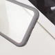 Прозорий силіконовий чохол з кольоровою на окантовкою на Apple iPhone 14 (6.1") (Grey) Epik (191354) - зображення 6