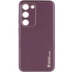 Кожаный чехол Xshield для Samsung Galaxy S24 (Бордовый / Plum Red) (184662) - изображение 1