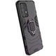 Противоударный чехол Transformer с кольцом для Samsung Galaxy A52 4G / A52 5G (Черный / Soul Black) Epik (16858) - изображение 3