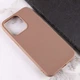 Кольоровий силіконовий чохол на Apple iPhone 14 Pro Max (6.7") (Коричневий) Epik (139805) - зображення 3