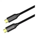 Дата кабель USB-C to USB-C 1.0m USB3.2 (20Gbps 4K PD100W) Gen2 5А black ColorWay (CW-CBPDCC062-BK) ColorWay CW-CBPDCC062-BK 939331 - зображення 1