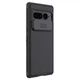 Карбована накладка Nillkin зі шторкою для камери на Google Pixel 7 Pro (Чорний / Black) (144315) - зображення 5