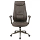 Офісне крісло Аклас Булат R-SR (Штучна замша 02 Dark gray) (00172366) АКЛАС 00172366 939441 - зображення 2