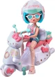 Ігровий набір 4SF Manga Dolls Hello Kitty Красуня Пінк На Скутері з аксесуарами HKTF3000 (8056379194095) - зображення 3