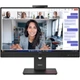 Монитор с вебкамерой 27" Lenovo ThinkVision T27QD-4v IPS 2560x1440 120 Гц 350 кд/м² GbE Eclipse Black (64B8UAT1UA) - изображение 1