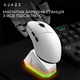 Ігрова бездротова миша Ajazz AJ159Pro Bluetooth/2.4 ГГц/USB-C до 26000 dpi з магнітною станцією White (AJ159-PRO-W) - зображення 4
