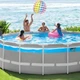 Каркасный бассейн Intex 26730 с фильтр-насосом 5678 л/час, лестницей, тентом и подстилкой, 488x122 см, 19114 л - изображение 8