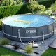 Каркасный бассейн Intex 26326, песочный насос 4500 л/ч, лестница, тент, подстилка 488×122 см, 19 156 л - изображение 10