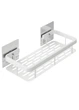 Полка для ванной комнаты Good Idea Storage Rack самоклеящаяся 3 крепления 13х30х5,5 см Белый (3449134А) - изображение 4