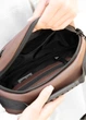 Сумка через плече жіноча бананка Sambag Flex шоколад 30 × 17 × 10 см (85351020) - зображення 6