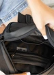 Сумка через плечо женская бананка Sambag Flex черная 30×17×10 см (85351001) - изображение 7