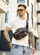 Сумка через плечо бананка Sambag Flex Pro принт "ABSTRACT" 30×17×15 см (85451707m) - изображение 1
