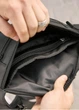 Велика чоловіча сумка на пояс бананка Sambag Tirso Max чорна 38 × 17 × 6 см (80341001m) - зображення 3