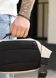 Сумка через плечо бананка Sambag Flex серая 30×17×10 см (85351030m) - изображение 4
