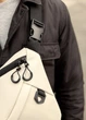 Чоловіча cумка-бананка під ноутбук Sambag Urban Laptop тепло-сіра 46 × 26 см (51411030m) - зображення 3