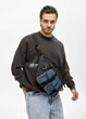 Чоловіча cумка-бананка під ноутбук Sambag Urban Pro чорно-синя 46 × 26 см (51411215m) - зображення 1