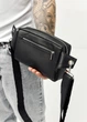 Чоловіча сумка бананка Sambag Harvi чорна 24 × 16 × 6 см (88213001m) - зображення 3