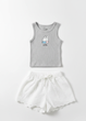Пижама Primark Short XXS комплект для дома и сна Серый (9103) - изображение 5