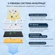 Питний фонтан для котів і собак Els Pet 3L з LED-підсвіткою та плавним регулюванням потоку - зображення 2