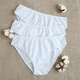 Белые женские трусы слипы 100% хлопковые базовая модель 46 белый TS1-Cotton100-Bil-46 Ladan - изображение 3