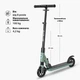 Самокат Micro складной Sprite Suspension Оливковый (SA0246) - изображение 8
