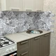 3D панель самоклеящаяся StickerWall под мрамор 770х700х4 мм серый - изображение 7