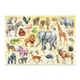 Пазл DoDo Монтессори Животные Сафари 200 элементов 33х47см (DoDo_Safari Animals) - изображение 3