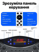 Віброплатформа тренувальна з еспандерами та пультом керування фітнес тренажер для схуднення і зміцнення м’язів 200Вт 150кг з LED дисплеєм Bluetooth USB 99 швидкостей 5 програм чорна - зображення 9