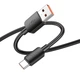 Дата кабель Hoco X96 Hyper USB для Type-C 27W (1m) Black - зображення 3