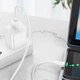 Дата кабель Hoco X96 Hyper USB to Type-C 27W (1m) White - зображення 4