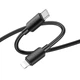 Дата кабель Hoco X96 Hyper Type-C to Lightning 20W (1m) Black - изображение 3
