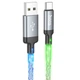 Дата кабель Hoco U112 Shine USB to Type-C 3A (1m) Gray - изображение 1